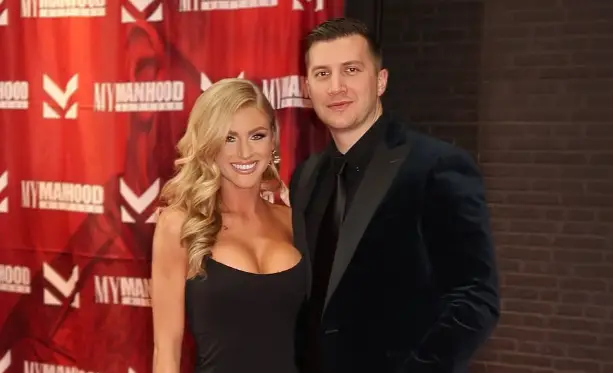 Courtney Allen with her husband