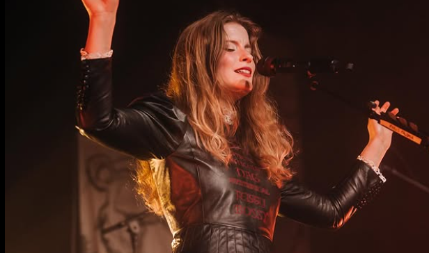 Paris Paloma during a performance