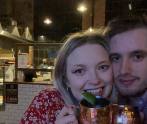 Nick Sortor with his girlfriend