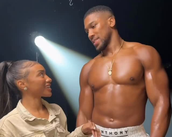 Taylor Champ with Anthony Joshua