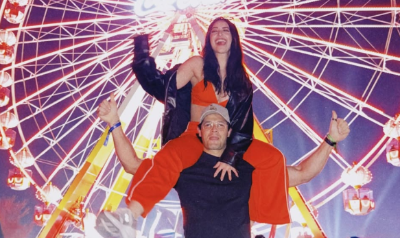 Tanya Burak con su novio